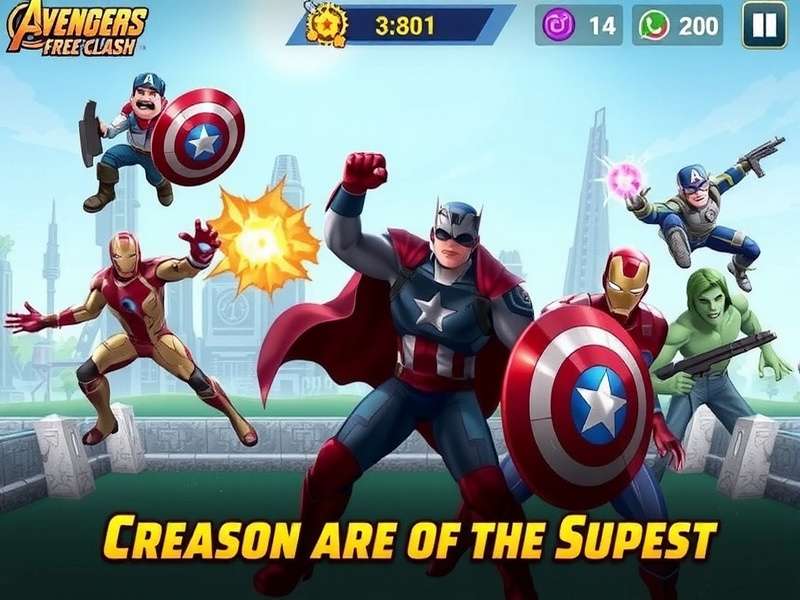 Intense Battle in Avengers Free Clash Avengers Free Clash Gameplay Screenshot